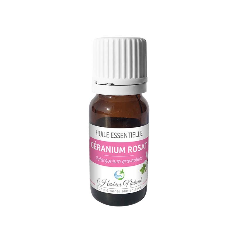 Géranium rosat (Pelargonium graveolens) huile essentielle